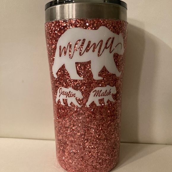 20oz glitter tumbler - Picture 4 of 4
